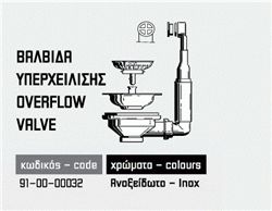 ΒΑΛΒΙΔΑ ΝΕΡΟΧΥΤΗ ΜΕ ΥΠΕΡΧΕΙΛΙΣΗ.